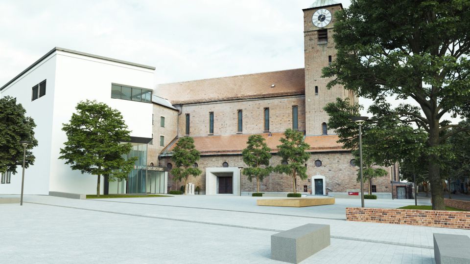 3D- Scan und Aussenvisualisierung und Architekturvisualisierung für Mattmer Landschaftsarchitektur in Augsburg